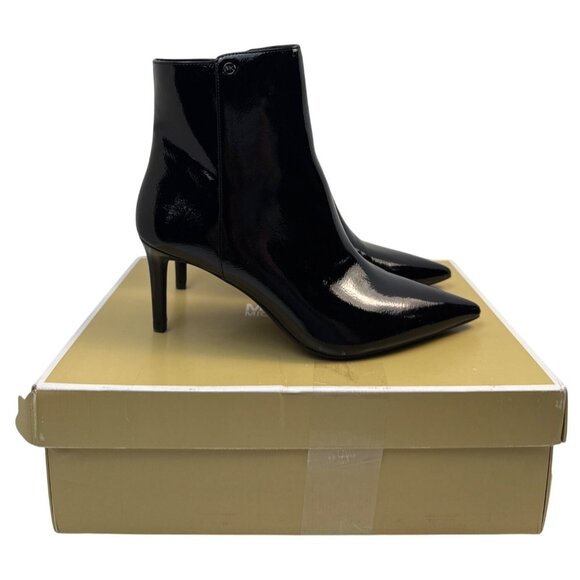 Michael Kors Womens's Flex ALiana Black Ankle Bootie Pointed Toe Size 9.5 M - Picture 1 of 11